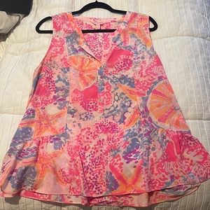 Lilly Pulitzer Silk Top